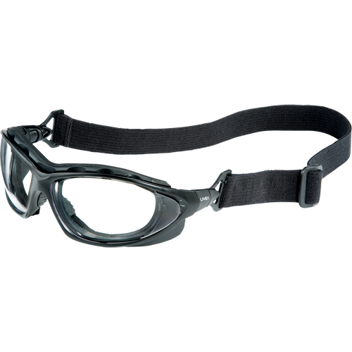 PIP Global Safety S0600 Uvex&reg; Seismic&reg; Safety Goggles, Clear Lens, Anti-Scratch, Closed Vent
