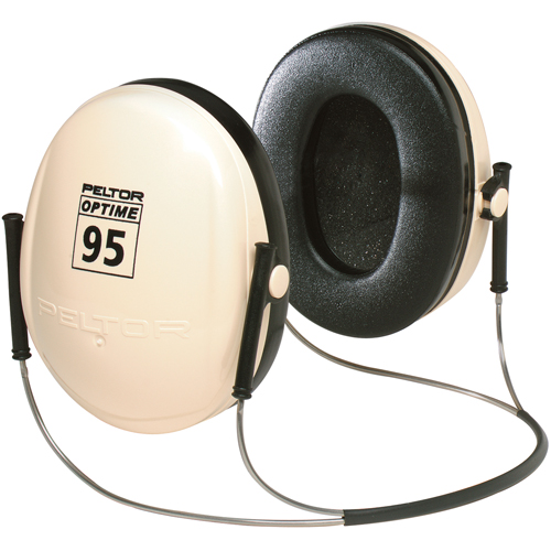 3M H6B/V Peltor Optime 95 Series Earmuffs, Neckband, 21 NRR dB