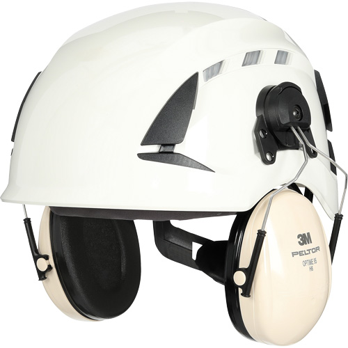 3M H6P3E/V Serres-t&ecirc;tes de s&eacute;rie Peltor Optime 95, Fixation pour casque, 20 NRR dB