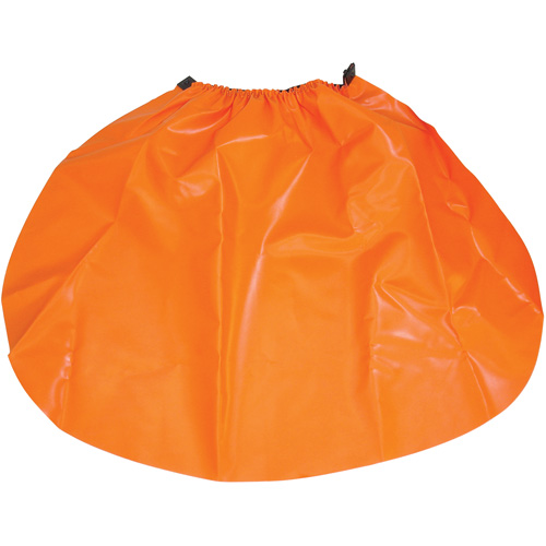 3M GR1C &eacute;cran anti-pluie pour casque de s&eacute;curit&eacute;, Taille unique, Orange, Nylon/PVC