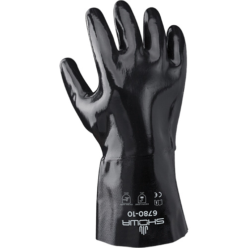 Showa 6780-10 Premium Grade Gloves, 12" L, Neoprene, Cotton Inner Lining, 35-mil