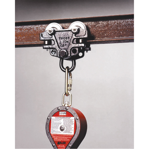 PIP Global Safety 9065-1/ Trousse d'adaptateur de connexion d'ancrage pour chariots de poutre Miller, Poutre en I, Usage Temporaire