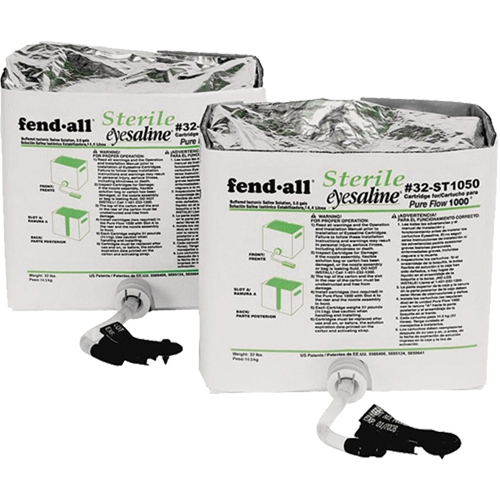 PIP Global Safety 32-001050-0000-H5 Cartouches de liquide pour poste de douche oculaire Fendall Pure Flow 1000, 1120 oz
