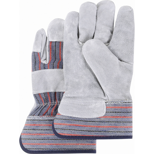 Produits de sécurité Zenith SD603 Gants d'ajusteur de premi&egrave;re qualit&eacute;, T-Grand, Paume en Cuir de vache refendu, Doublure en Coton
