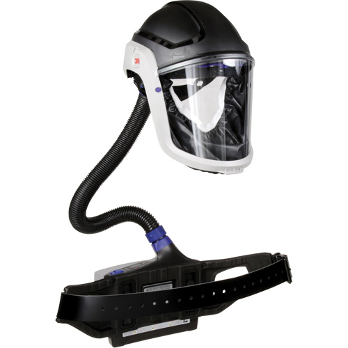 3M TR-600-HIK Versaflo Powered Air Purifying Respirator TR-600 Heavy Industrial Kit, Hard Hat & Faceshield, Lithium-Ion Battery