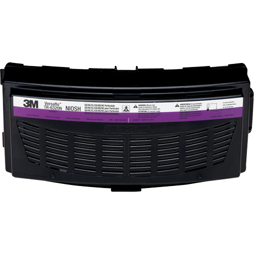 3M TR-6320N Cartouche pour appareils de protection respiratoire (APR) &agrave; &eacute;puration d'air motoris&eacute; Versaflo, Gaz acide/Filtre P100, Paquet de 1