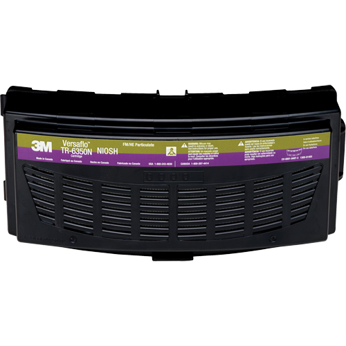 3M TR-6350N Cartouche pour appareils de protection respiratoire (APR) &agrave; &eacute;puration d'air motoris&eacute; Versaflo, Formald&eacute;hyde/Filtre P100, Paquet de 1