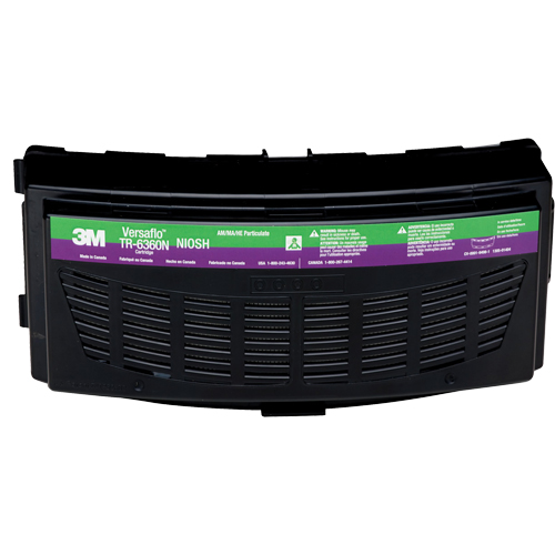 3M TR-6360N Versaflo Powered Air Purifying Respirator Cartridge, Ammonia/Methylamine, Pack of 1