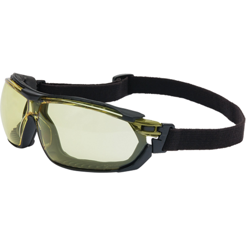 PIP Global Safety S4042 Uvex&reg; Tirade Sealed Safety Glasses, Amber Lens, Anti-Fog, ANSI Z87+/Meets/Exceeds CSA Z94.3