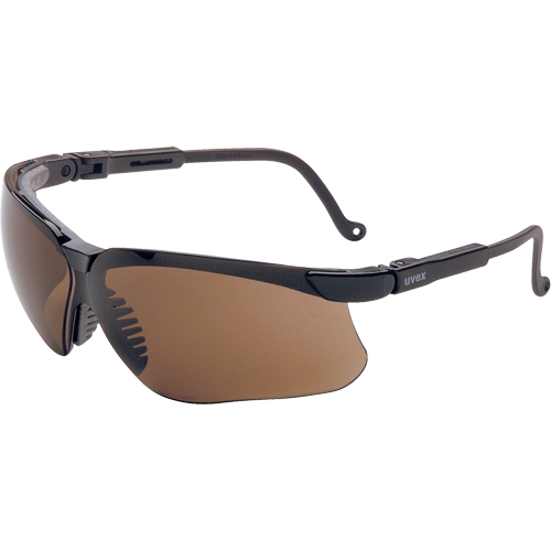 PIP Global Safety S3201HS Lunettes de s&eacute;curit&eacute; Uvex Genesis avec lentilles HydroShield, Lentille Brun, Antibu&eacute;e, R&eacute;pond ou surpasse la norme CSA Z94.3