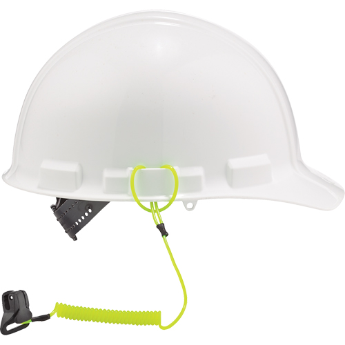 Ergodyne 19159 Squids&reg; 3158 Hardhat Tool Lanyard, Coil, Clamp/Loop