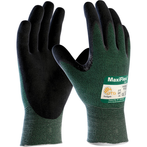 PIP Global Safety GP348743/XL Gants en tricot sans coutures MaxiFlex Cut ATG, Taille T-Grand, Calibre 15, Rev&ecirc;tement Mousse de nitrile, Enveloppe en Poly&eacute;thyl&egrave;ne, ANSI/ISEA 105 niveau 2/EN 388 niveau 3