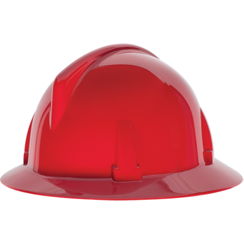 MSA 475392 Casques de s&eacute;curit&eacute; &agrave; bordure compl&egrave;te TopGard, R&eacute;pond aux normes CSA type 1, Suspension Rochet, Non ventil&eacute;