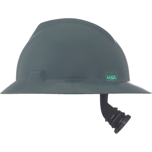 MSA 475367 V-Gard&reg; Full Brim Hardhat, Meets CSA Type 1, Ratchet Suspension, Non-Vented