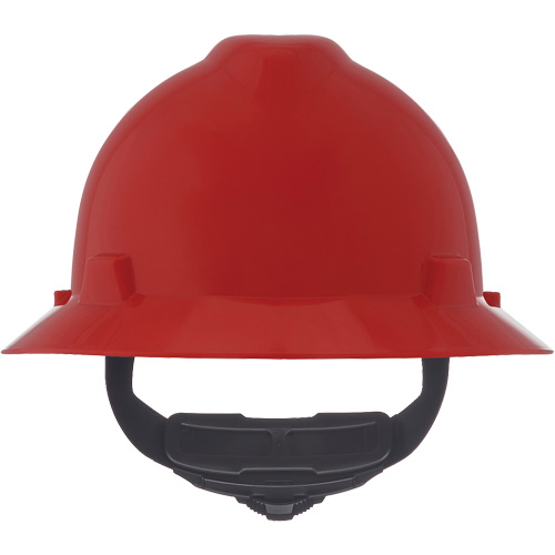MSA 475371 Casques de s&eacute;curit&eacute; &agrave; bordure compl&egrave;te V-Gard, R&eacute;pond aux normes CSA type 1, Suspension Rochet, Non ventil&eacute;