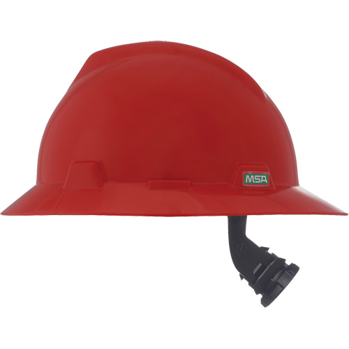 MSA 475371 Casques de s&eacute;curit&eacute; &agrave; bordure compl&egrave;te V-Gard, R&eacute;pond aux normes CSA type 1, Suspension Rochet, Non ventil&eacute;