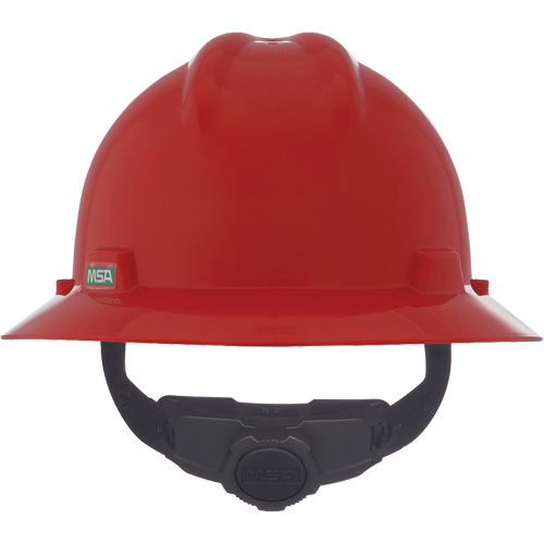 MSA 475371 Casques de s&eacute;curit&eacute; &agrave; bordure compl&egrave;te V-Gard, R&eacute;pond aux normes CSA type 1, Suspension Rochet, Non ventil&eacute;