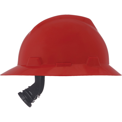 MSA 475371 Casques de s&eacute;curit&eacute; &agrave; bordure compl&egrave;te V-Gard, R&eacute;pond aux normes CSA type 1, Suspension Rochet, Non ventil&eacute;