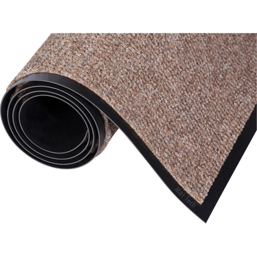 Mat Tech 20R316 Needle-Pin&reg; Entrance Mats, Wiper, 3' x 60' x 1/2", Pebble Brown