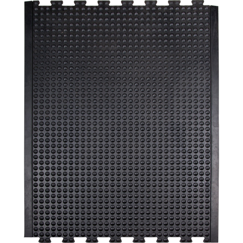 Produits de sécurité Zenith SDL860 Tapis antifatigue en d&ocirc;me, &agrave; bulles, 3' x 4' x 1/2", Noir, Caoutchouc