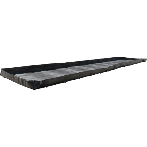 Black Diamond BD-10501-FT Berme pour r&eacute;servoir de fracturation, Capacit&eacute; 3740 gal. US, 50' la x 10' lo x 12" h, Support en L