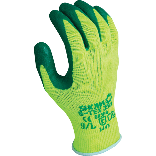 Showa S-TEX350XL-10 Gants S-Tex 350, 10/T-Grand, Calibre 10, Rev&ecirc;tement Nitrile, ANSI/ISEA 105 niveau 4