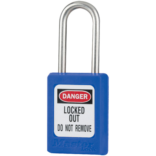 Master Lock S33KAS3BLU Cadenas S33  Zenex - ensemble de 3, Cadenas de s&eacute;curit&eacute;, Cl&eacute;s identiques, Thermoplastique, Largeur de 1-3/8"