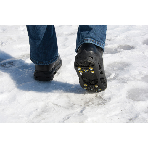 Zenith Safety Products SDN087 Heavy-Duty Anti-Slip Ice Cleats, Steel, Stud Traction, X-Large