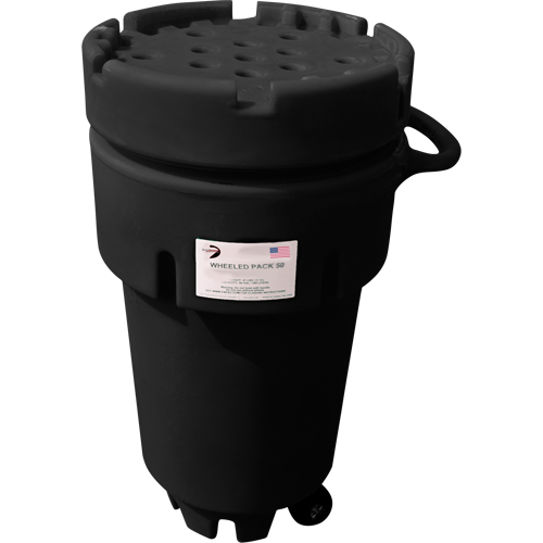 Black Diamond 1259-BD Contenants roulants Poly-Spillpaks, 50 gal. US, Mobile