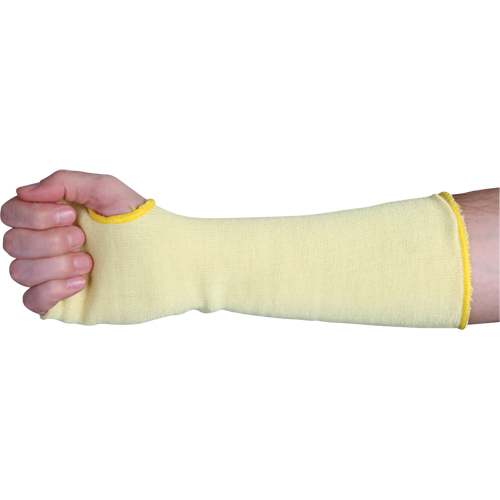 Superior Glove Works Ltd. KKWC14TH-L Manchon r&eacute;sistant aux coupures, Kevlar, 14", ANSI/ISEA 105 niveau 3, Jaune
