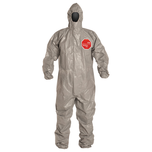 Dupont Personal Protection TF145T-XL Tychem&reg; 6000 Coveralls, X-Large, Grey