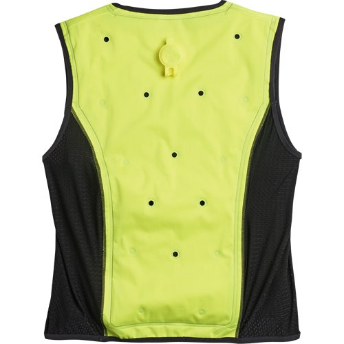 Ergodyne 12673 Chill-Its&reg; 6685 Dry Evaporative Cooling Vests, Medium, High Visibility Lime-Yellow