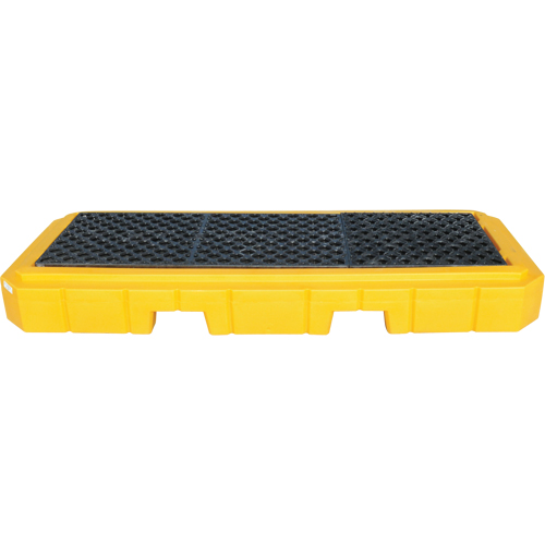 Ultratech 9626 Palette de d&eacute;versements Plus sans drain, Capacit&eacute; de d&eacute;versement 66 gal. US, 83" x 34,5" x 8,75"