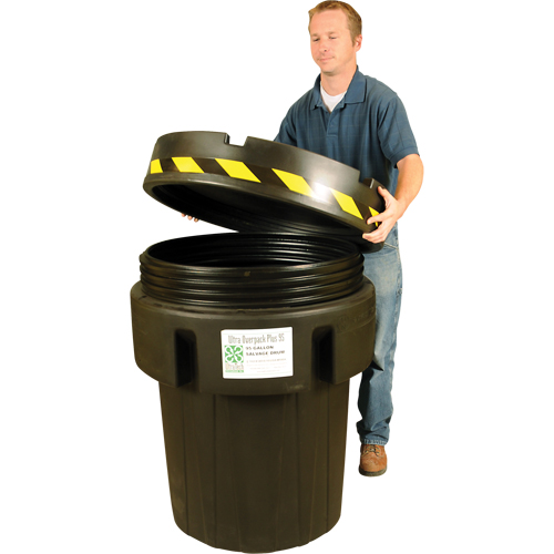 Ultratech 0570 Baril de r&eacute;cup&eacute;ration Ultra-Recycled Overpack, 95 gal., Stationnaire