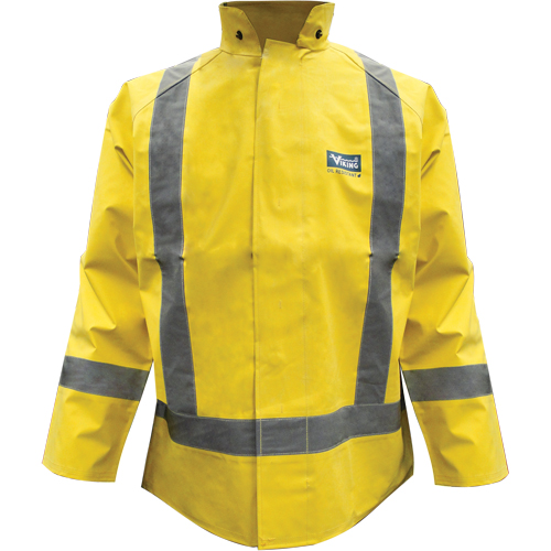 Viking 5200J-L Veste de mineur Miner 49er, N&eacute;opr&egrave;ne, Grand, Vert lime