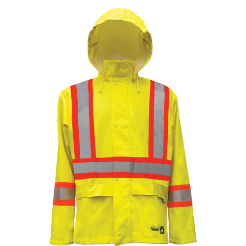 VIKING HiVis FR/PU Safety Rain Jackets SDP072 (6055FRJGXXL) Shop