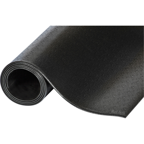 Mat Tech PBR1836BKSM-5 Pro-Tekt Mats, Pebbled, 3' x 5' x 1/8", Black, Vinyl
