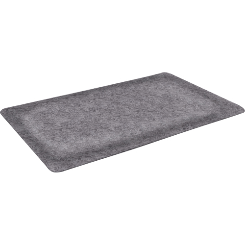 Mat Tech WE1235TY Tapis antimicrobiens WD Elegance, Lisse, 3' x 5' x 9/16", Gris, Mousse de vinyle