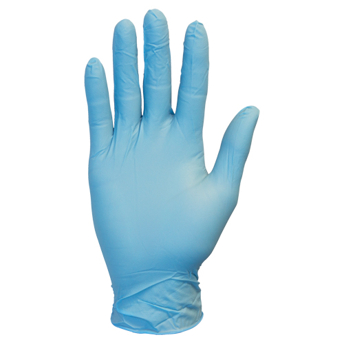  GNPR-2X-1M Disposable Gloves, 2X-Large, Nitrile, 4-mil, Powder-Free, Blue