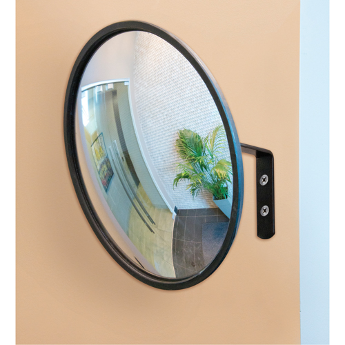 Zenith Safety Products SDP506 Convex Mirror with Bracket, Indoor/Outdoor, 18" Diameter