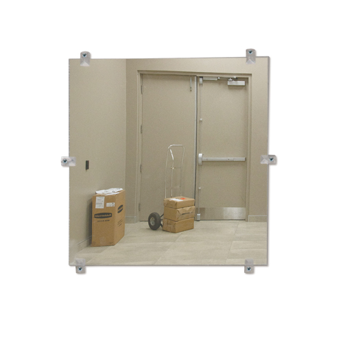 Zenith Safety Products SDP514 Flat Mirror, 30" H x 36" W, Unframed