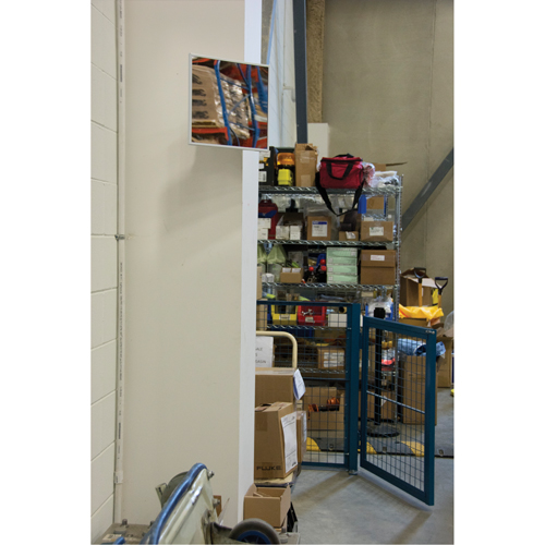 Produits de sécurité Zenith SGT378 Miroir plat, 18" ha x 30" la, Encadr&eacute;