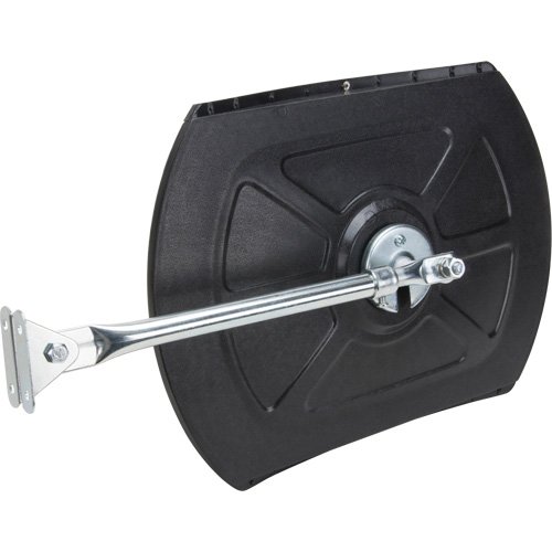 Produits de sécurité Zenith SDP528 Miroir convexe rectangulaire/rond avec bras t&eacute;lescopique, 12" h x 18" la, Int&eacute;rieur/Ext&eacute;rieur