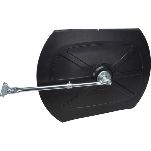 Zenith Safety Products SDP529 Roundtangular Convex Mirror with Telescopic Arm, 18" H x 26" W, Indoor/Outdoor