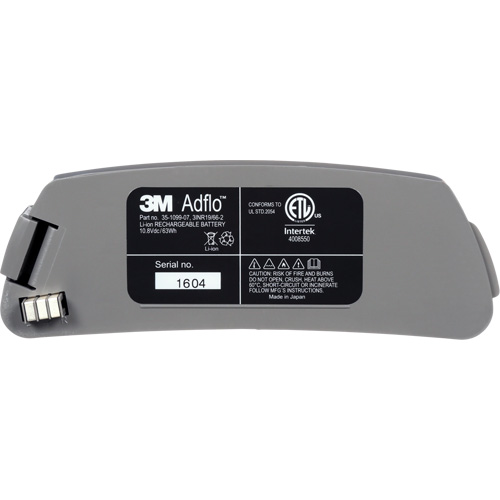 3M 35-1099-07 Pile pour APR &agrave; &eacute;puration d'air motoris&eacute; Adflo 3M