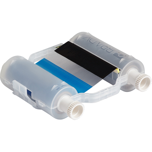 Brady B30-R10000-KRYB-16 Printer Ribbon, 4.33" x 16", Black/Blue/Red/Yellow