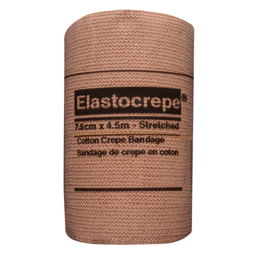 Safecross 03686 Bandage en cr&ecirc;pe de coton, Rouleau lo x 3" la, Classe 1