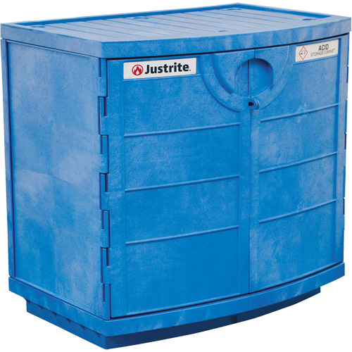 Justrite 24180 Armoire en poly&eacute;thyl&egrave;ne pour produits corrosifs et acides, 24 gal., 36" x 35" x 25"