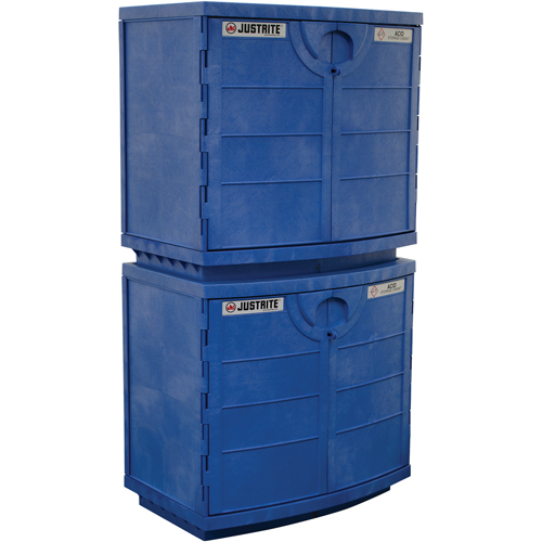 Justrite 24180 Armoire en poly&eacute;thyl&egrave;ne pour produits corrosifs et acides, 24 gal., 36" x 35" x 25"