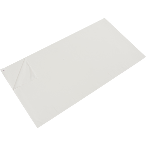 Produits de sécurité Zenith SDS995 Tapis pelables de rechange pour salle blanche, &eacute;paisseur 1,57 mils, 1-1/2' la, 3-3/4' lo x Blanc